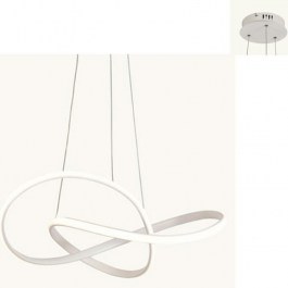 Ceiling Led HM92LEDP48WH 48W 3000K 2880lm 48Χ44XΗ120 White Aca Decor WHITE