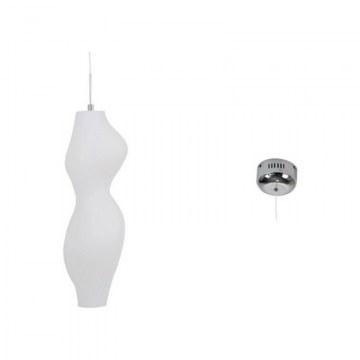 Φωτιστικό Οροφής Led ZM13LEDP15 20W 3000K 1600lm 360o D16ΧH180 White Aca Decor