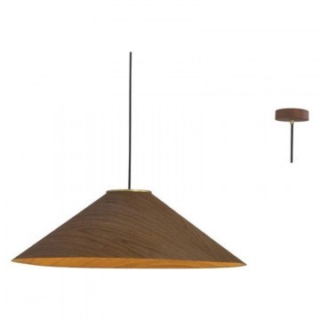 Φωτιστικό Οροφής MQ13P136WW 1Χ GX53 D36XH160 Walnut Aca Decor