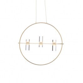 Ceiling Led 2835 JNEP12LED53CH 12W 3000Κ 1080lm D53XH173 Gold Aca Decor GOLD