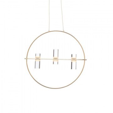 Ceiling Led 2835 JNEP12LED53CH 12W 3000Κ 1080lm D53XH173 Gold Aca Decor