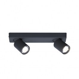 Spot RA302S32BK 2XGU10 32Χ7Χ11 Black Aca Decor BLACK