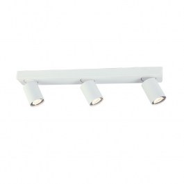 Spot RA303S54WH 3XGU10 54Χ7Χ11 White Aca Decor WHITE