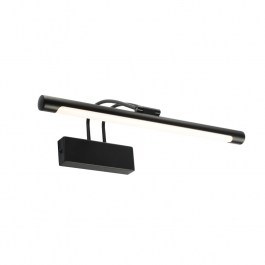 Φωτιστικό Τοίχου - Απλίκα Led PN17LEDW40BK 8W 3000K 520lm IP44 40X12X19 Black Aca Decor BLACK