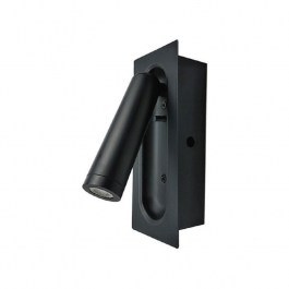 Φωτιστικό Τοίχου - Απλίκα Led SF701LEDB 3W 3200K 190lm Black Aca Decor BLACK