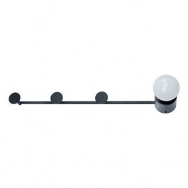 Φωτιστικό Τοίχου - Απλίκα ZM711W66BK 1ΧΕ27 66Χ7Χ8 Black Aca Decor BLACK