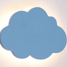 Φωτιστικό Τοίχου Παιδικό Led ZM44LEDW24B 9W 3000K 720lm 24X3,5X16 Blue Aca Decor BLUE