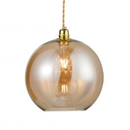 Pendant Lamp V3643330AM 1ΧΕ27 Φ30ΧΗ120CM Pythia Amber Aca Decor AMBER