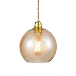 Pendant Lamp V3643320AM 1ΧΕ27 Φ20ΧΗ120CM Pythia Amber Aca Decor AMBER