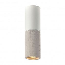 Spot V372581CCW 1XGU10 Φ7ΧΗ24CM Placebo Grey - White Aca Decor GREY-WHITE