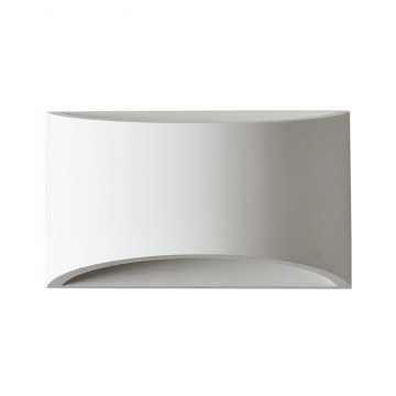 Φωτιστικό Τοίχου Γύψινο G85331W 1XG9 20x8,6x12CM Meio Natural Aca Decor