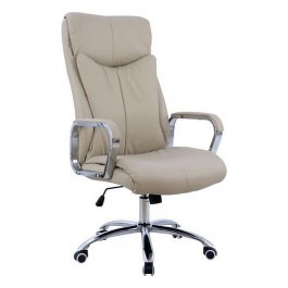 Καρέκλα Γραφείου Διευθυντική 63x80x(118-126) HM1093.07 Ecru ECRU