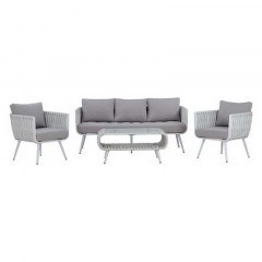 Living Room Furniture Set 4pcs HM5282.12 White 180x74x83cm