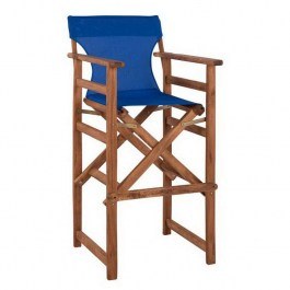 Stool Directors Limnos HM10374.01 Blue 58x58x118cm BLUE