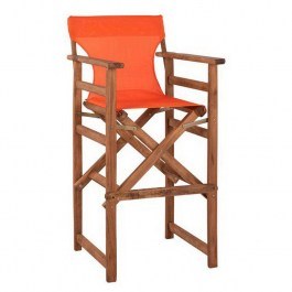 Stool Directors Limnos HM10374.02 Orange 58x58x118cm ORANGE