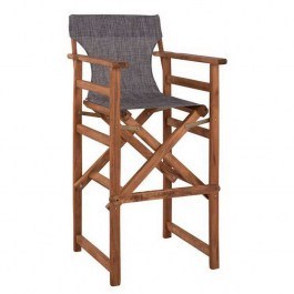 Stool Directors Limnos HM10374.10 Grey 58x58x118cm GREY