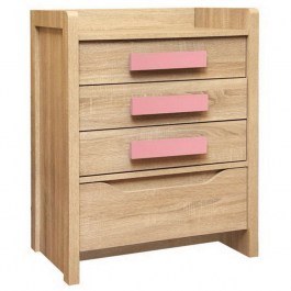 Συρταριέρα Playroom HM10217.03 Sonama-Ροζ 63x40x80cm PINK