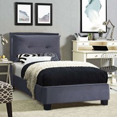 Bed Riley HM561.01 90Χ200 Grey