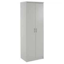 Ντουλάπα Bailey HM337.05 Δίφυλλη 5940681016042 60x43x181cm White WHITE