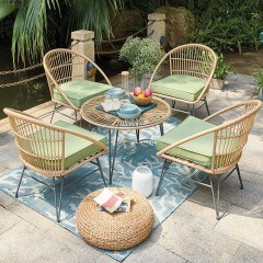 Living Room Set 5pcs 203444 Green 90x48,5cm