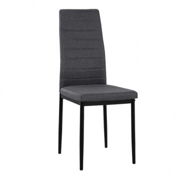Καρέκλα Lady HM0037.20 Grey 40x48x95 εκ. Σετ 4τμχ