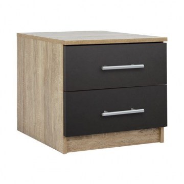 Κομοδίνο HM2220.04 Sonama-Grey 48X40X41Υ εκ.