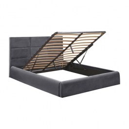 Κρεβάτι Briley Grey Με Αποθηκευτικό Χώρο 160x200 HM583.01 GREY