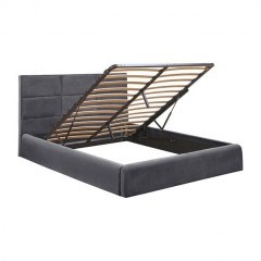 Κρεβάτι Briley Grey Με Αποθηκευτικό Χώρο 160x200 HM583.01