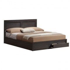 Bed Capri HM399.01 With 2 Drawers Zebrano 160x200 cm.