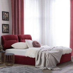 Bed Kendra Red With Storage Room 160X200 HM565.06