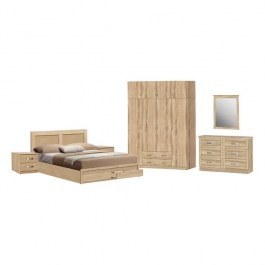 Bedroom Set 7Pcs 150Χ200 Sonama HM11099.02 SONOMA