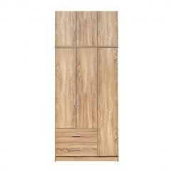 Wardrobe 3Doors Sonama 90Χ42Χ241cm. HM11223.02