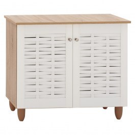 Shoe Rack-Cabinet Cassiope HM2208.06 77x34x67,5cm Sonama-White SONOMA-WHITE