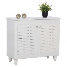 Shoe Rack-Cabinet Cassiope HM2208.05 77x34x67,5cm White WHITE