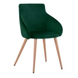 Armchair Ivy Dark Green HM8546.03 55x55x80Υ cm. DARK GREEN