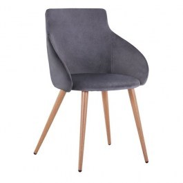 Armchair Ivy Grey HM8546.01 55x55x80Υ cm. GREY