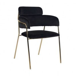 Armchair Kelso HM8521.04 Black 55x53x80 cm. BLACK