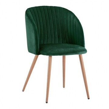 Πολυθρόνα Leah Dark Green HM8543.03 51x58x80Υ εκ. Σετ 2τμχ