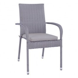 Armchair Grey 55x64x93Υ cm.HM5685.01 GREY