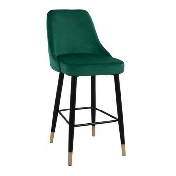 Stool Bar Paige HM8519.03 Dark Green 51Χ57Χ110Υ cm.