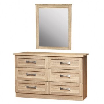 Dresser With Mirror Sonama 120x40 72x90 HM10171.02
