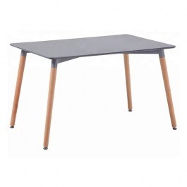 Table Minimal HM008.10 Grey Natural 120X80X73Υ cm. NATURAL-GREY