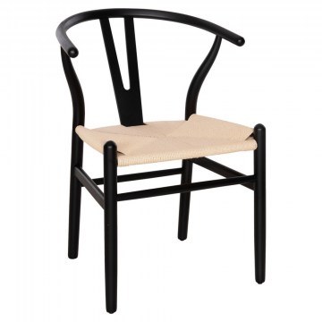 Καρέκλα Τραπεζαρίας Brave HM8695.13 54.5x53x75cm Black
