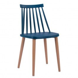 Chair Vanessa HM8052.05 43x46,5x82Υcm Blue BLUE