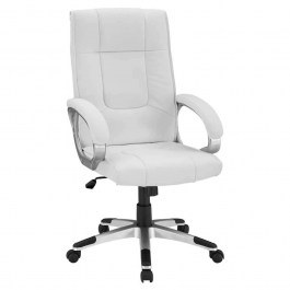 Chair Deskυ Armchair HM1092.02 63x66x116cm White WHITE