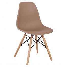 Chair with seat Twist PP HM8460.25 46x50x82cm Cappuccino CAPPUCCINO