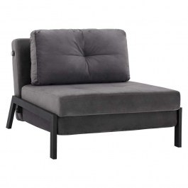 Armchair-Bed HM3078.11 95x92x66Υcm Grey GREY