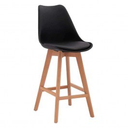 Stool Bar Vegas HM8000.12 48x58x105Υcm Black BLACK