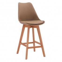 Stool Bar Vegas HM8000.45 48x58x105Υcm Cappuccino CAPPUCCINO