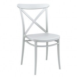 Chair Cross 20.0587 51Χ51Χ87cm White Siesta WHITE